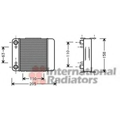 Photo Radiateur d'huile de boîte automatique VAN WEZEL 03003147