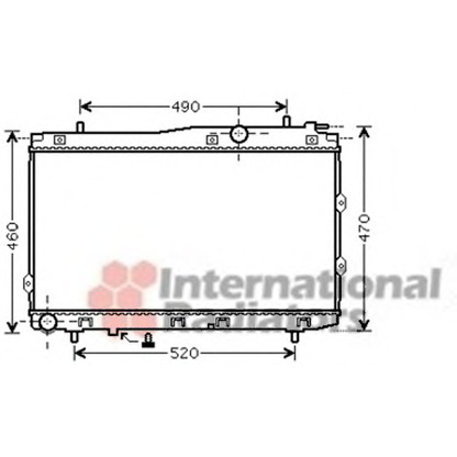 Foto Radiador, refrigeración del motor VAN WEZEL 83002086