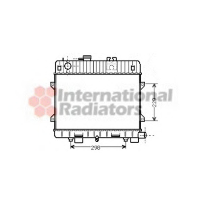 Foto Radiatore, Raffreddamento motore VAN WEZEL 06002032