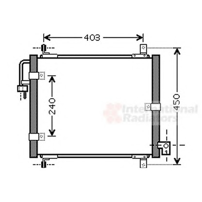 Foto Condensador, aire acondicionado VAN WEZEL 83005101