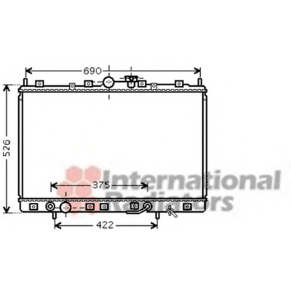 Foto Radiador, refrigeración del motor VAN WEZEL 32002190