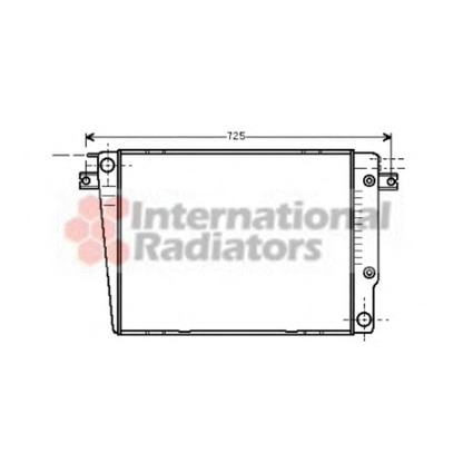 Foto Radiatore, Raffreddamento motore VAN WEZEL 06002251