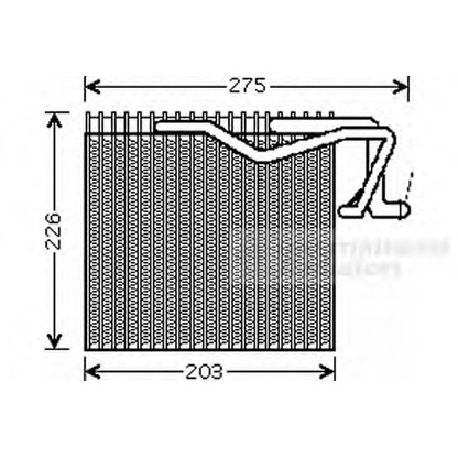 Foto Evaporador, aire acondicionado VAN WEZEL 4000V287