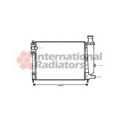 Photo Radiateur, refroidissement du moteur VAN WEZEL 09002048