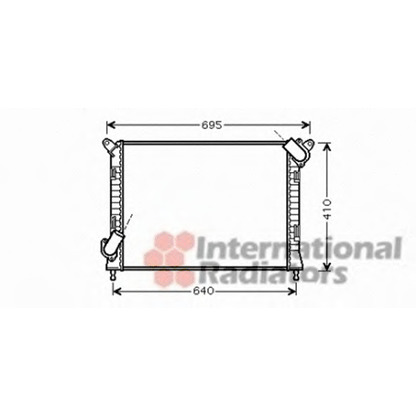 Foto Radiatore, Raffreddamento motore VAN WEZEL 06002307