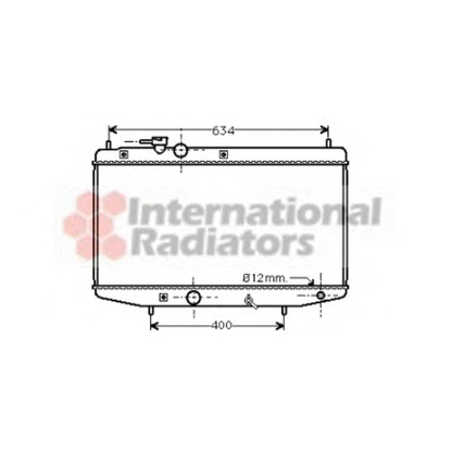 Photo Radiateur, refroidissement du moteur VAN WEZEL 11002020