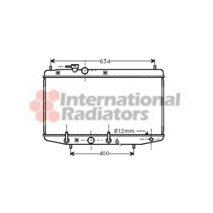 Photo Radiator, engine cooling VAN WEZEL 11002029