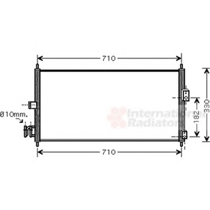 Foto Condensador, aire acondicionado VAN WEZEL 13005270