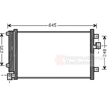 Foto Condensador, aire acondicionado VAN WEZEL 17005328