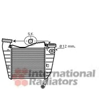 Photo Intercooler, échangeur VAN WEZEL 58004253