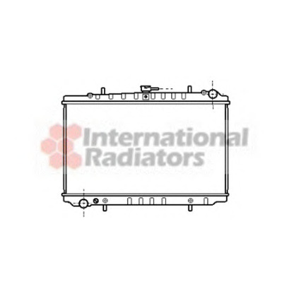 Photo Radiator, engine cooling VAN WEZEL 13002027