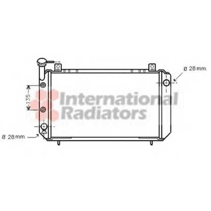 Photo Radiateur, refroidissement du moteur VAN WEZEL 13002086