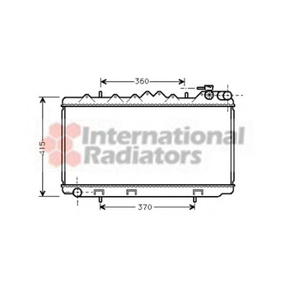 Photo Radiator, engine cooling VAN WEZEL 13002092