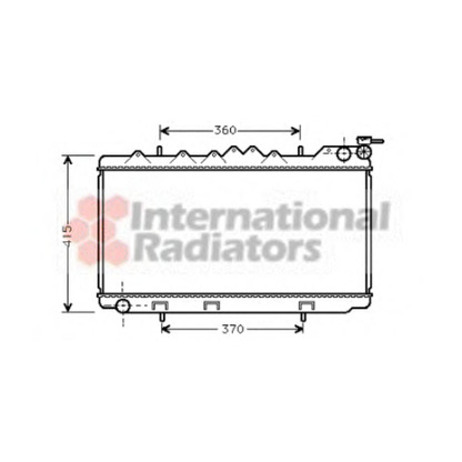 Foto Radiador, refrigeración del motor VAN WEZEL 13002096