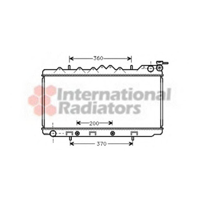 Foto Radiador, refrigeración del motor VAN WEZEL 13002103