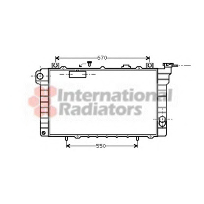 Photo Radiator, engine cooling VAN WEZEL 13002113