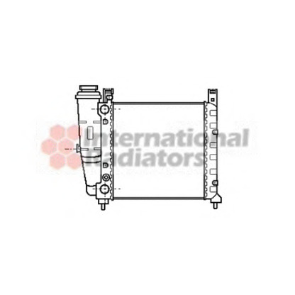 Photo Radiateur, refroidissement du moteur VAN WEZEL 17002057