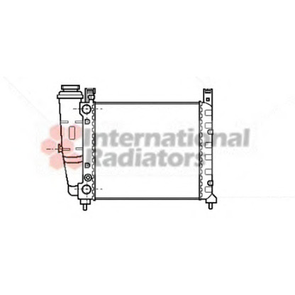 Photo Radiateur, refroidissement du moteur VAN WEZEL 17002059