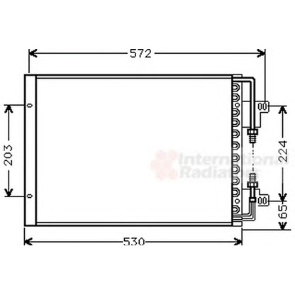 Foto Condensatore, Climatizzatore VAN WEZEL 17005155