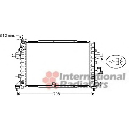 Foto Radiatore, Raffreddamento motore VAN WEZEL 37002383