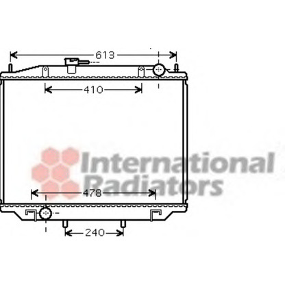 Photo Radiateur, refroidissement du moteur VAN WEZEL 13002300