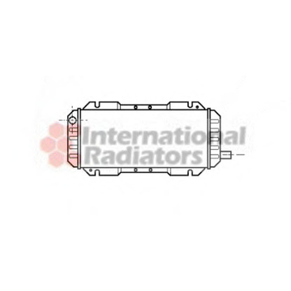 Photo Radiator, engine cooling VAN WEZEL 18002004