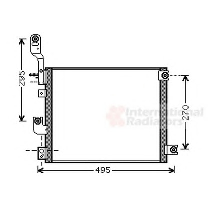 Foto Condensatore, Climatizzatore VAN WEZEL 82005194