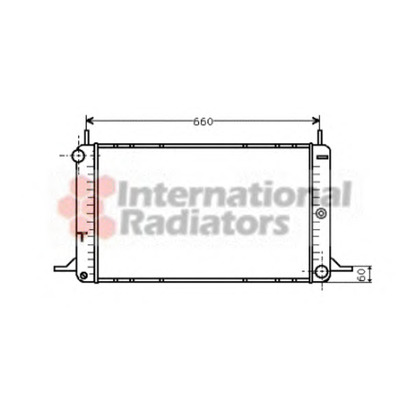 Photo Radiateur, refroidissement du moteur VAN WEZEL 18002088