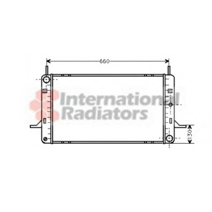 Foto Radiador, refrigeración del motor VAN WEZEL 18002102