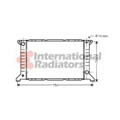 Foto Radiatore, Raffreddamento motore VAN WEZEL 18002169