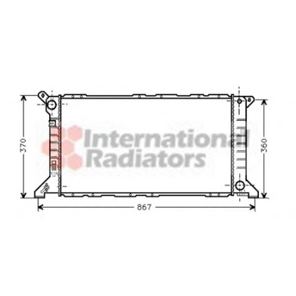 Photo Radiateur, refroidissement du moteur VAN WEZEL 18002206