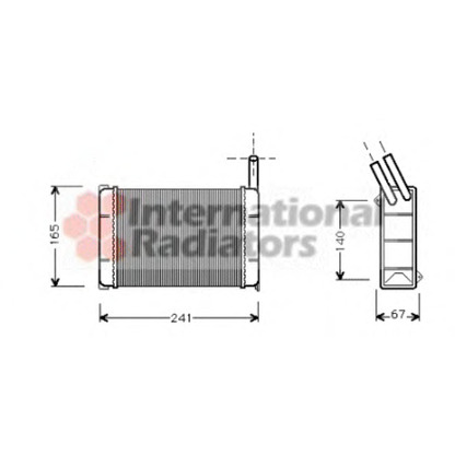 Foto Radiador de calefacción VAN WEZEL 18006000