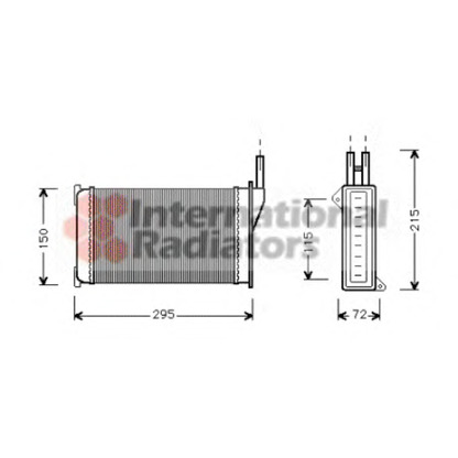 Foto Radiador de calefacción VAN WEZEL 18006098