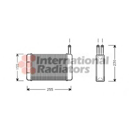 Foto Radiador de calefacción VAN WEZEL 18006134