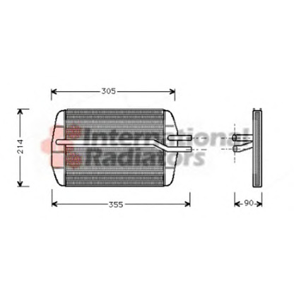 Foto Radiador de calefacción VAN WEZEL 18006216