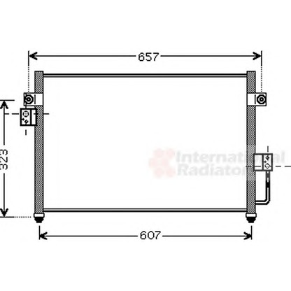 Photo Condenser, air conditioning VAN WEZEL 82005134