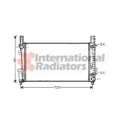 Foto Condensatore, Climatizzatore VAN WEZEL 30002364