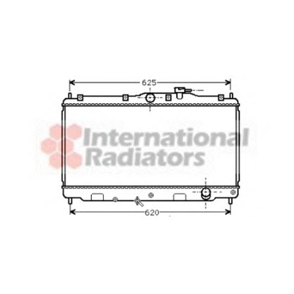 Photo Radiator, engine cooling VAN WEZEL 25002016