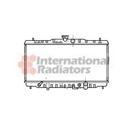 Photo Radiator, engine cooling VAN WEZEL 25002063