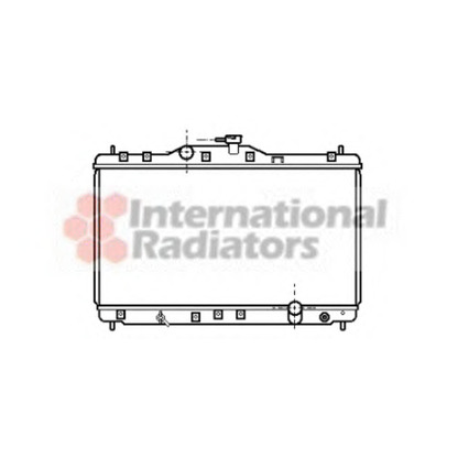 Photo Radiator, engine cooling VAN WEZEL 25002073