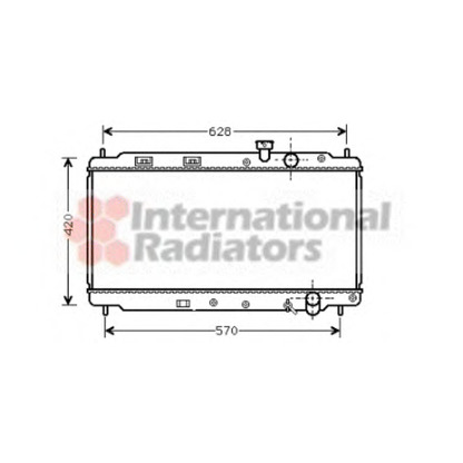 Foto Radiatore, Raffreddamento motore VAN WEZEL 25002077