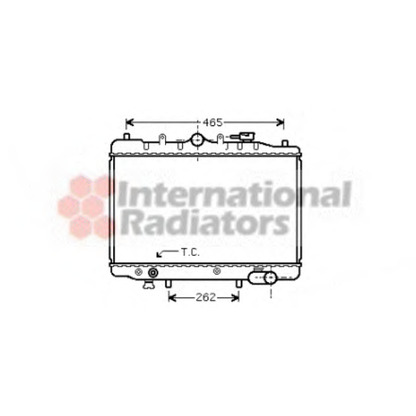 Photo Radiator, engine cooling VAN WEZEL 27002024