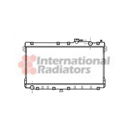 Photo Radiator, engine cooling VAN WEZEL 27002087