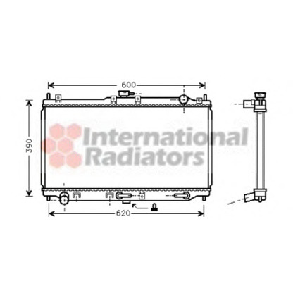 Photo Radiateur, refroidissement du moteur VAN WEZEL 27002134