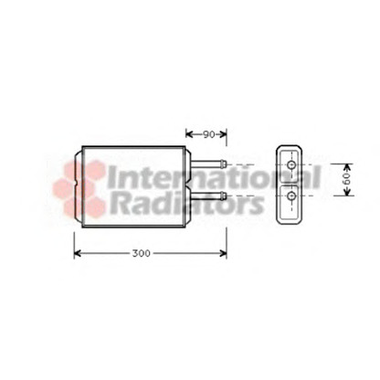 Photo Heat Exchanger, interior heating VAN WEZEL 27006124