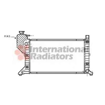 Photo Radiateur, refroidissement du moteur VAN WEZEL 30002183