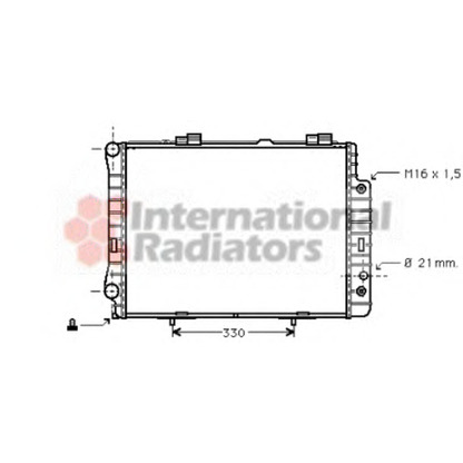 Foto Radiatore, Raffreddamento motore VAN WEZEL 30002190