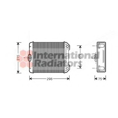 Foto Radiador de calefacción VAN WEZEL 30006171