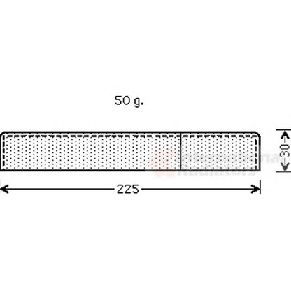 Photo Filtre déshydratant, climatisation VAN WEZEL 9900D125