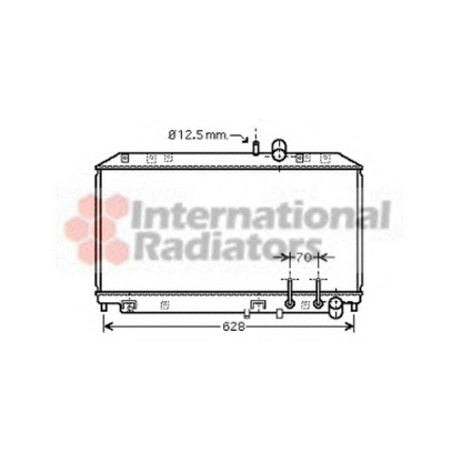 Photo Radiator, engine cooling VAN WEZEL 27002177